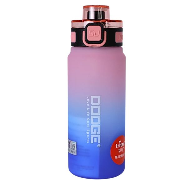 Dodge Tritan BPA-Free Water Bottle 550ml - Pink-Blue Gradient