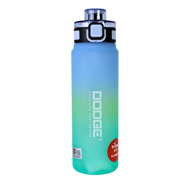 Dodge Tritan BPA-Free Water Bottle 680ml - Green-Blue Gradient